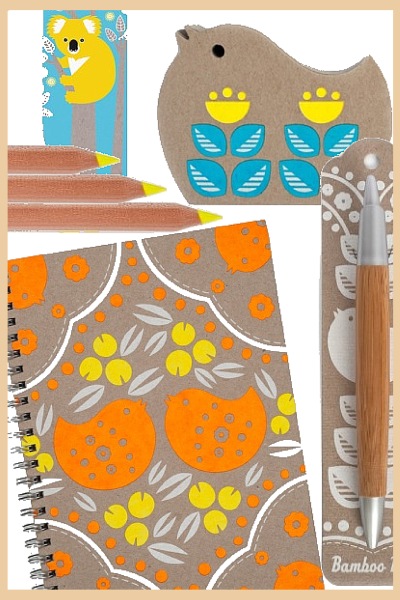 Eco friendly stationary and notebooks by Earth Greetings