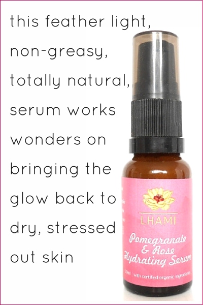 Lhami Pomegranate and Rose Serum.