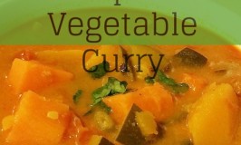Vegan Tempeh Low FODMAP Vegetable Curry