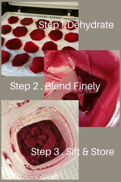 Making Dehydrated Beetroot Powder