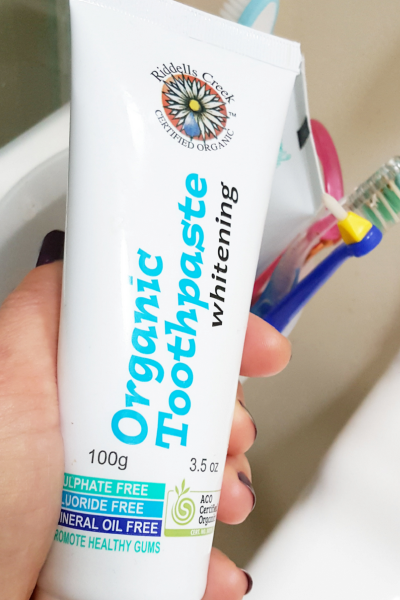 Riddells Creek Organic Whitening Toothpaste